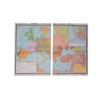 Учебная карта "Европа в 16 - первой половине 17 в.в." 1030*1420 мм (матовое, 2-стороннее лам.) - «globural.ru» - Махачкала