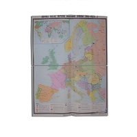 Учебная карта "Европа после 1-ой мировой войны" 1400*1060 мм (матовое, 2-стороннее лам.) - «globural.ru» - Махачкала