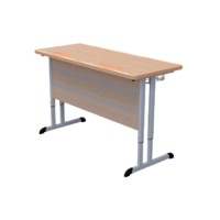 Стол ученический двухместный на плоскоовальной трубе 3-7 гр.р. - «globural.ru» - Махачкала