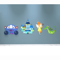 Комплект бизибордов "В сказочном королевстве 4 в 1" - «globural.ru» - Махачкала