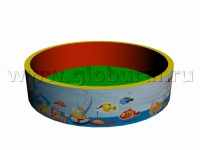 Сухой бассейн круглый (с шелкографией) - «globural.ru» - Махачкала