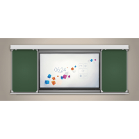 Многофункциональная раздвижная система аудиторных досок 75'' - «globural.ru» - Махачкала