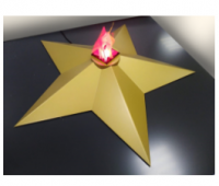 Стенд "Имитация Вечного огня" - «globural.ru» - Махачкала