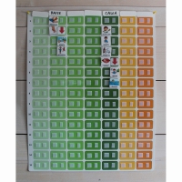 Панель для визуального расписания с цветными ячейками - «globural.ru» - Махачкала