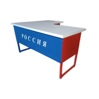 Стол преподавателя "Патриот" угловой с выкатной тумбой - «globural.ru» - Махачкала
