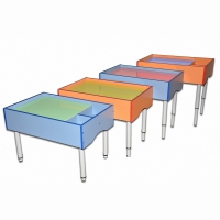 Песочные столы на регулируемых опорах RGB подсветка - «globural.ru» - Махачкала