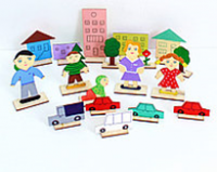 Фигурки для песочной терапии "Семья и дом" - «globural.ru» - Махачкала