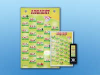 Интерактивный стенд "Говорящая азбука" адаптивный, с сенсорным пультом управления и планшетом со шрифтом Брайля - «globural.ru» - Махачкала