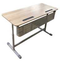 Стол ученический двухместный "Киташка -2" с регулировкой наклона столешницы - «globural.ru» - Махачкала