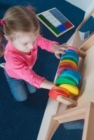 Тактильно-развивающая панель «Цветные круги» (вариант 1) - «globural.ru» - Махачкала