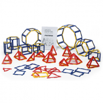 Набор по основам математики, конструирования и моделирования Полидрон Каркасы "Призмы и пирамиды" - «globural.ru» - Махачкала