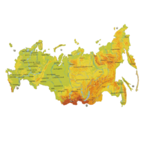 Физическая карта России из дерева на стену "Родина моя" 900×511×30мм - «globural.ru» - Махачкала