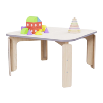 Квадратный растущий стол из коллекции «НЕГА» р.гр. 2-3 (цвет бежевый) - «globural.ru» - Махачкала