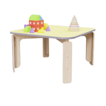 Квадратный растущий стол из коллекции «НЕГА» р.гр. 0-1 (цвет желтый) - «globural.ru» - Махачкала