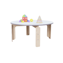 Круглый растущий стол из коллекции «НЕГА» р.гр. 0-1 (цвет голубой) - «globural.ru» - Махачкала