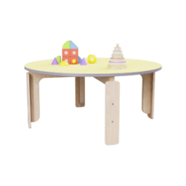 Круглый растущий стол из коллекции «НЕГА» р.гр. 2-3 (цвет желтый) - «globural.ru» - Махачкала