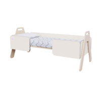 Кровать детская из коллекции «НЕГА» (цвет бежевый) - «globural.ru» - Махачкала