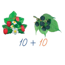 Счетный материал на магнитах "Лесные ягоды". - «globural.ru» - Махачкала