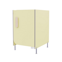 Гигиеническая кабинка из коллекции «НЕГА» (цвет желтый) - «globural.ru» - Махачкала