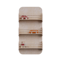 Настенная полка с тремя уровнями из коллекции «НЕГА» - «globural.ru» - Махачкала