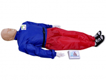 Тренажер-манекен взрослого пострадавшего "Александр-04" для отработки приемов сердечно-легочной реанимации (голова, туловище, конечности) с контроллером - «globural.ru» - Махачкала