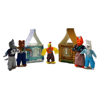 Набор шагающих кукол к сказке "Заюшкина избушка" - «globural.ru» - Махачкала