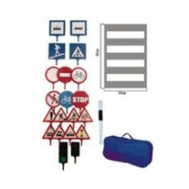 Набор знаков дорожного движения в чемодане (20 штук.) - «globural.ru» - Махачкала