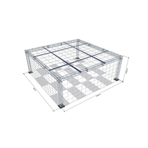 Огражденное пространство с защитной сеткой для безопасного пилотирования 8х8х3м  - «globural.ru» - Махачкала