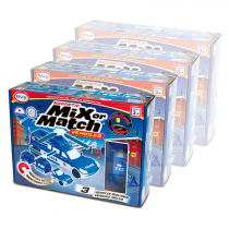 Магнитный конструктор Транспорт "Смешай и собери". Серия Полиция. Комплект на группу - «globural.ru» - Махачкала