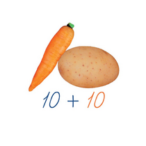 Счетный материал на магнитах "Овощи". - «globural.ru» - Махачкала