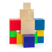 Набор Кубиков 40х40х40  - «globural.ru» - Махачкала