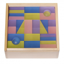 Набор полупрозрачных строительных кубиков 1 (84 элемента) - «globural.ru» - Махачкала