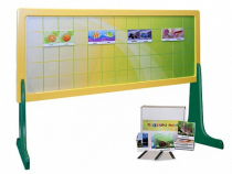 Двухстороннее магнитно-маркерное панно "Подбери пару" с комплектом тематических магнитов - «globural.ru» - Махачкала