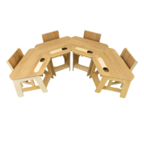 Комплект детских столов и стульев для детей с 3 до 7 лет (4 комплекта)  - «globural.ru» - Махачкала