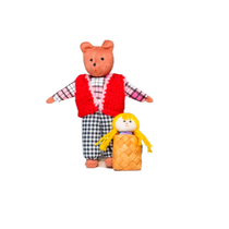 Набор шагающих кукол к сказке "Маша и медведь" - «globural.ru» - Махачкала