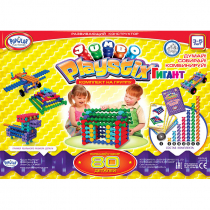 Развивающий конструктор "Плейстикс" Гигант. С дорожной сумкой. Комплект на группу - «globural.ru» - Махачкала