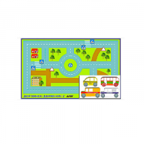 Игровой коврик "Дорожное движение - 2" с набором транспортных средств - «globural.ru» - Махачкала