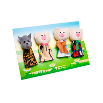 Набор пальчиковых кукол к сказке "Три поросенка" - «globural.ru» - Махачкала