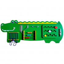 Бизиборд "Зелёный крокодильчик" - «globural.ru» - Махачкала