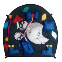 Игровое тактильное панно "Ежик" - «globural.ru» - Махачкала