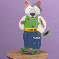 Бизиборд «Волчок-серый бочок» - «globural.ru» - Махачкала