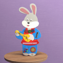 Бизиборд «Зайчик-побегайчик» - «globural.ru» - Махачкала