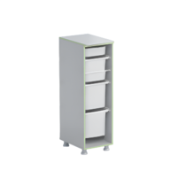 Стеллаж с лотками Робик 001 (серый) - «globural.ru» - Махачкала