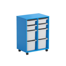 Тумба мобильная для пособий (синий) - «globural.ru» - Махачкала