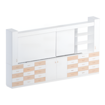 Раздвижная система аудиторных досок (бук/белый) - «globural.ru» - Махачкала