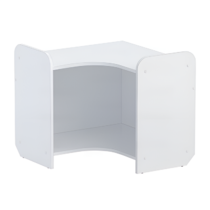 Стеллаж для игрушек и пособий "Росток 4" (белый) - «globural.ru» - Махачкала