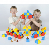 Набор Полидрон Магнитные блоки 3D Супер (комплект на группу, 68 деталей) - «globural.ru» - Махачкала