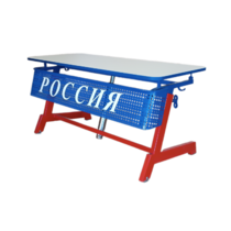 Стол ученический двухместный "Патриот-2п" на газовом лифте (р.гр. № 3-7 и наклоном столешницы ) - «globural.ru» - Махачкала