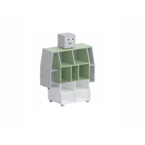 Стеллаж «Робот» (фисташковый/белый/серый) - «globural.ru» - Махачкала