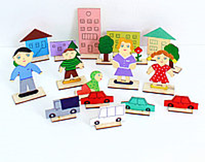 Фигурки для песочной терапии "Семья и дом" - «globural.ru» - Махачкала